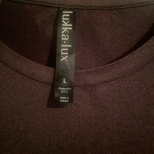 Women's Long Sleeve Tee in Deep Plum